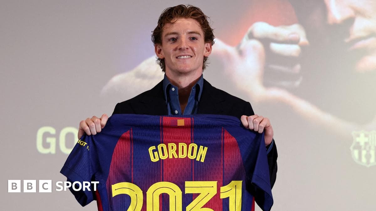 Barcelona move a dream for Gordon 'since he was three'