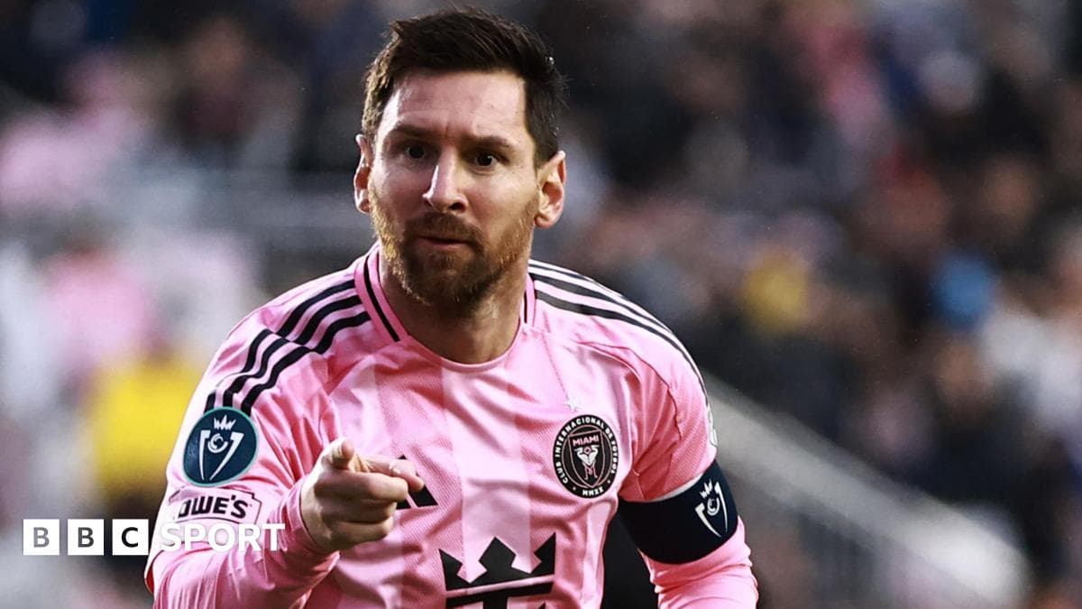 Inter Miami name stand after Argentina great Messi