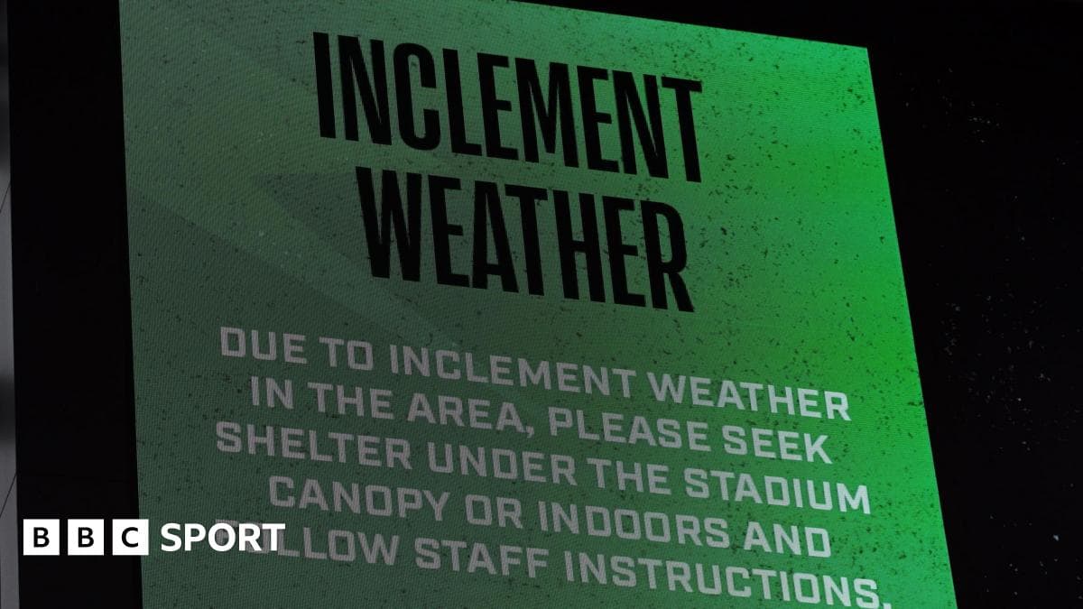 Lightning halts pre-World Cup friendly in Texas for two hours