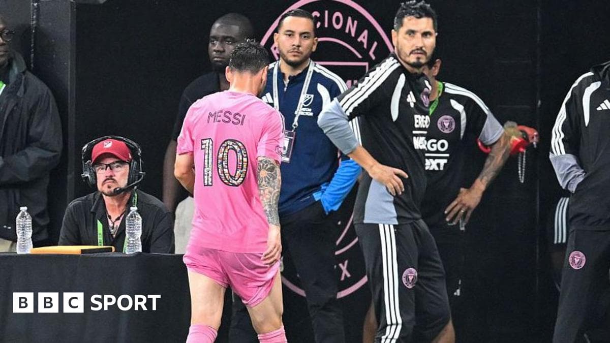 Inter Miami say Messi went off with muscle fatigue