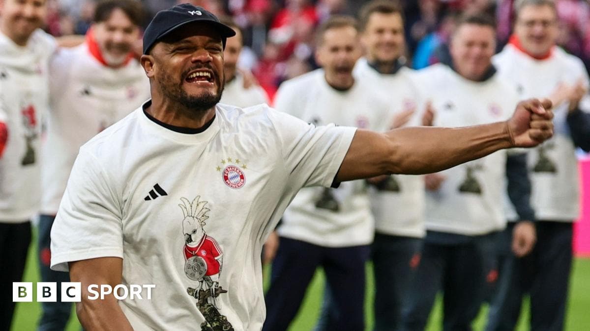 Record-breaking Bayern win Bundesliga - now for the Treble