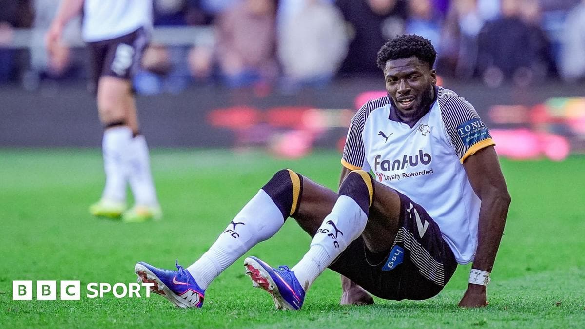 Derby's Agyemang to miss World Cup with Achilles injury