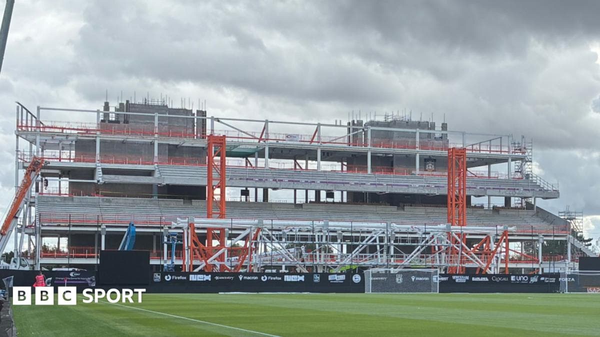 Why a new stand has become symbolic for Wrexham