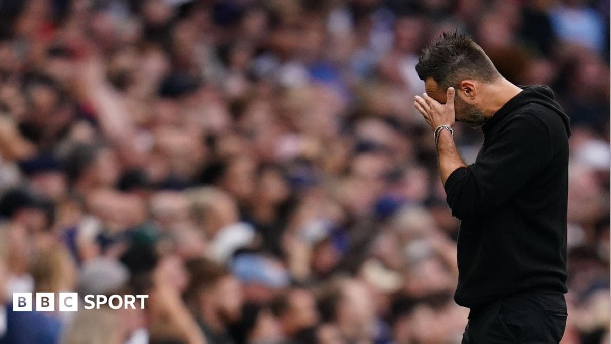 £300m spent, bottom of the table... but Spurs boss De Zerbi 'not angry'
