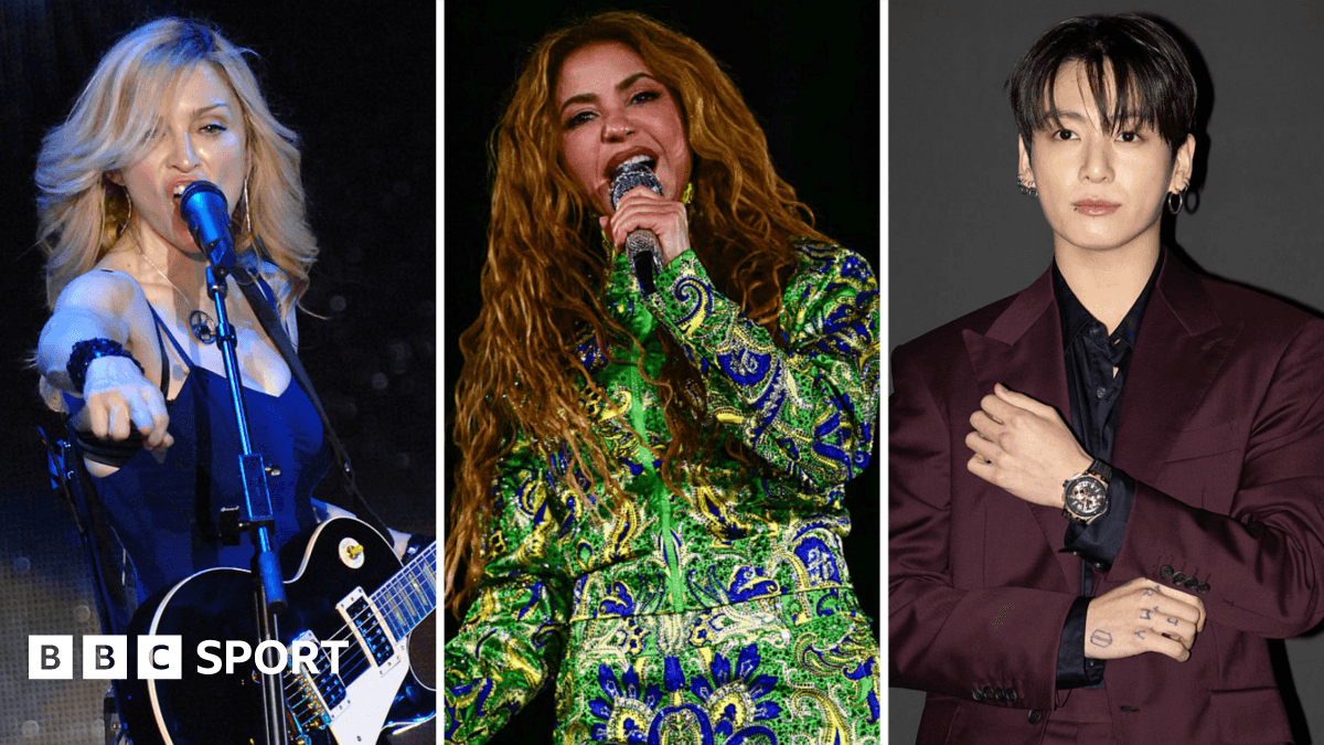 Madonna, Shakira & BTS to headline World Cup final half-time show