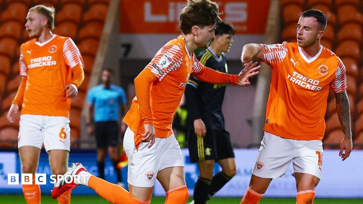 Blackpool beat Villa and Vale thrash Man City in Trophy