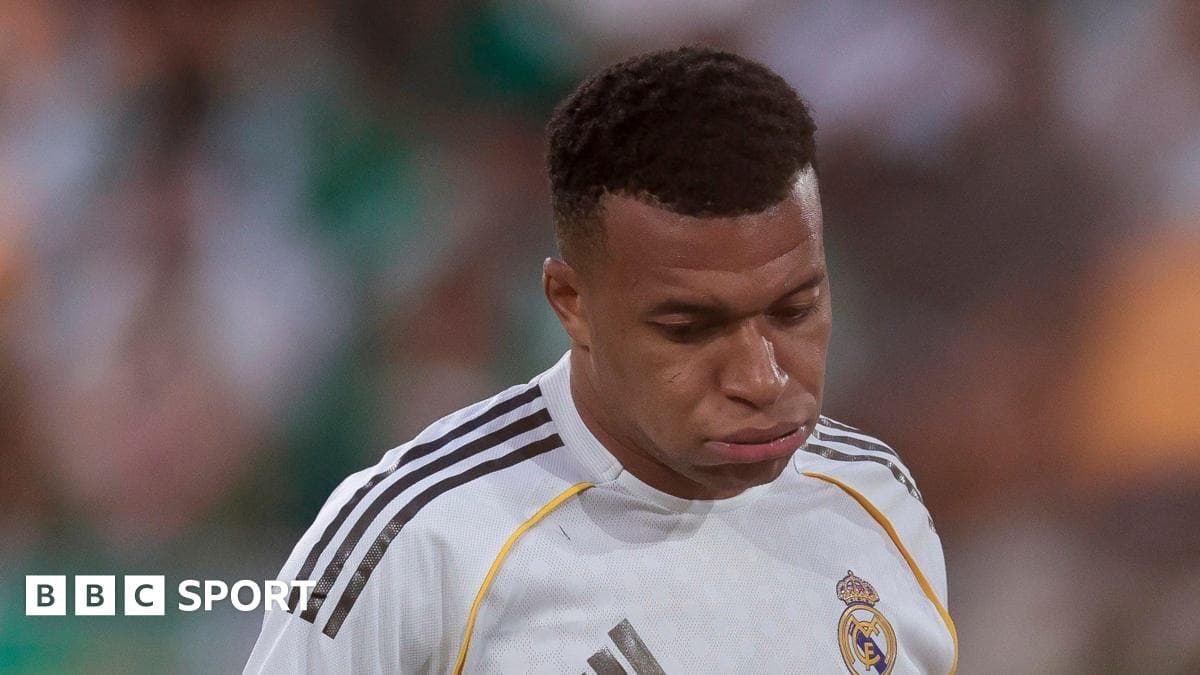 Real striker Mbappe a doubt for El Clasico