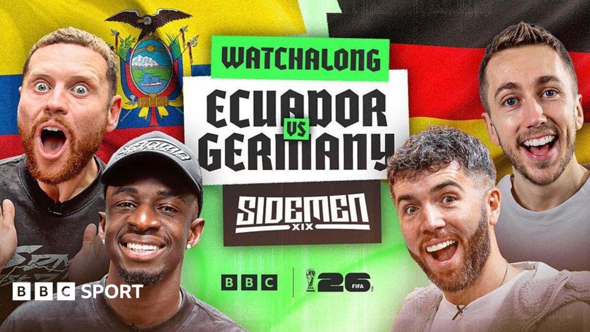 BBC and Sidemen to host World Cup watchalong