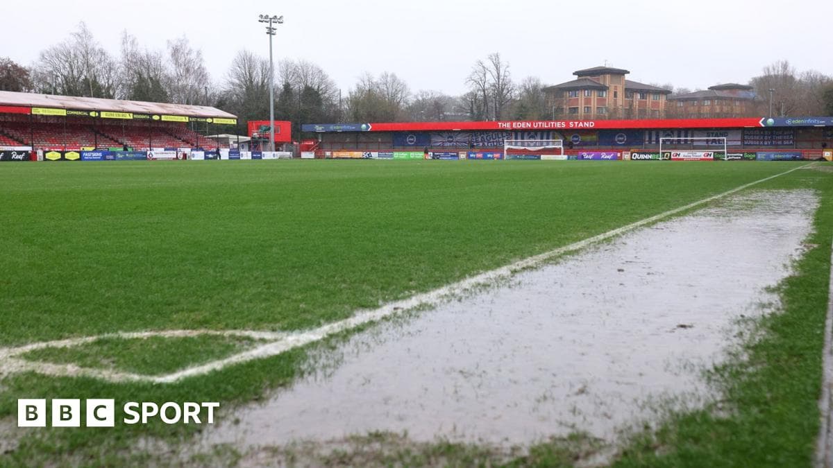 Brighton v Arsenal postponed because of waterlogged pitch