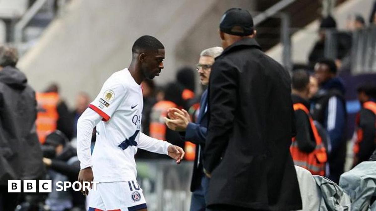Dembele having treatment for calf strain, say PSG