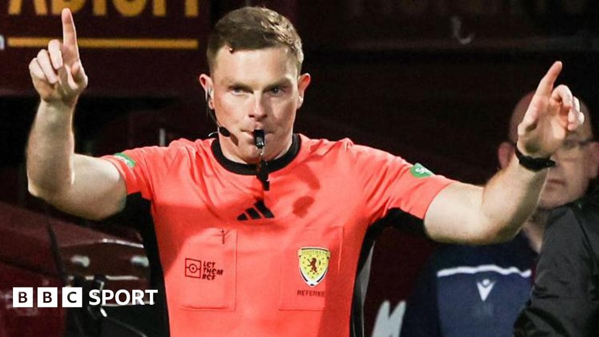 Man arrested after referee Beaton and family put under police surveillance