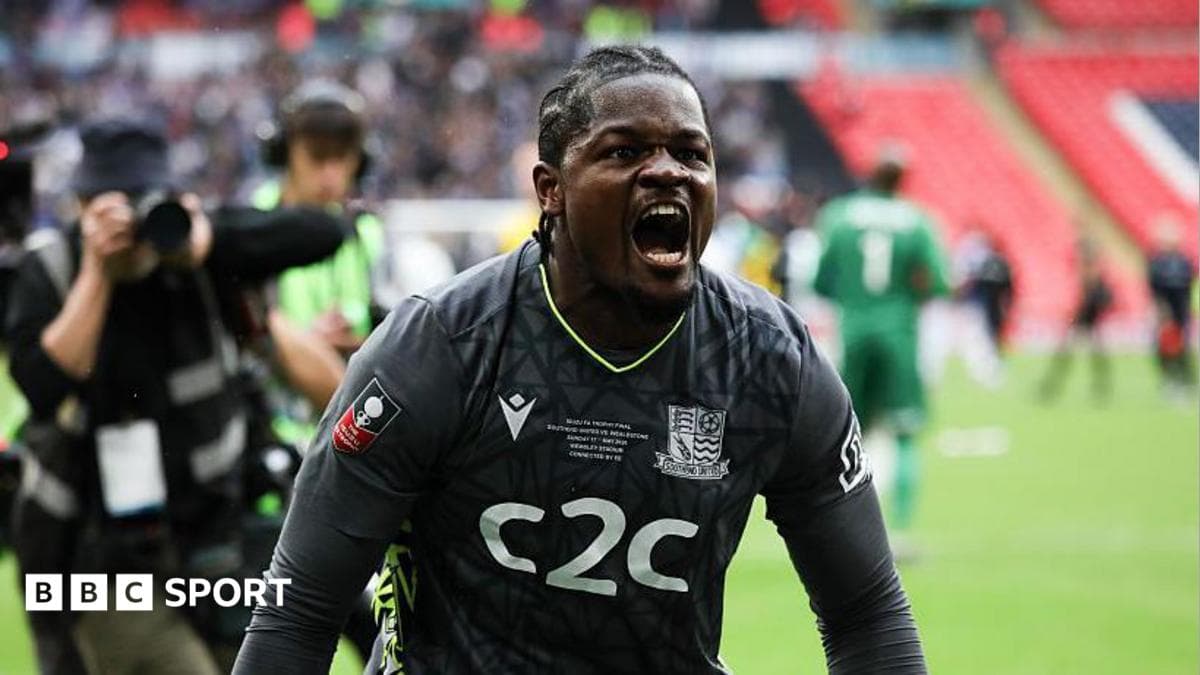 Posh sign keeper Andeng Ndi from Southend