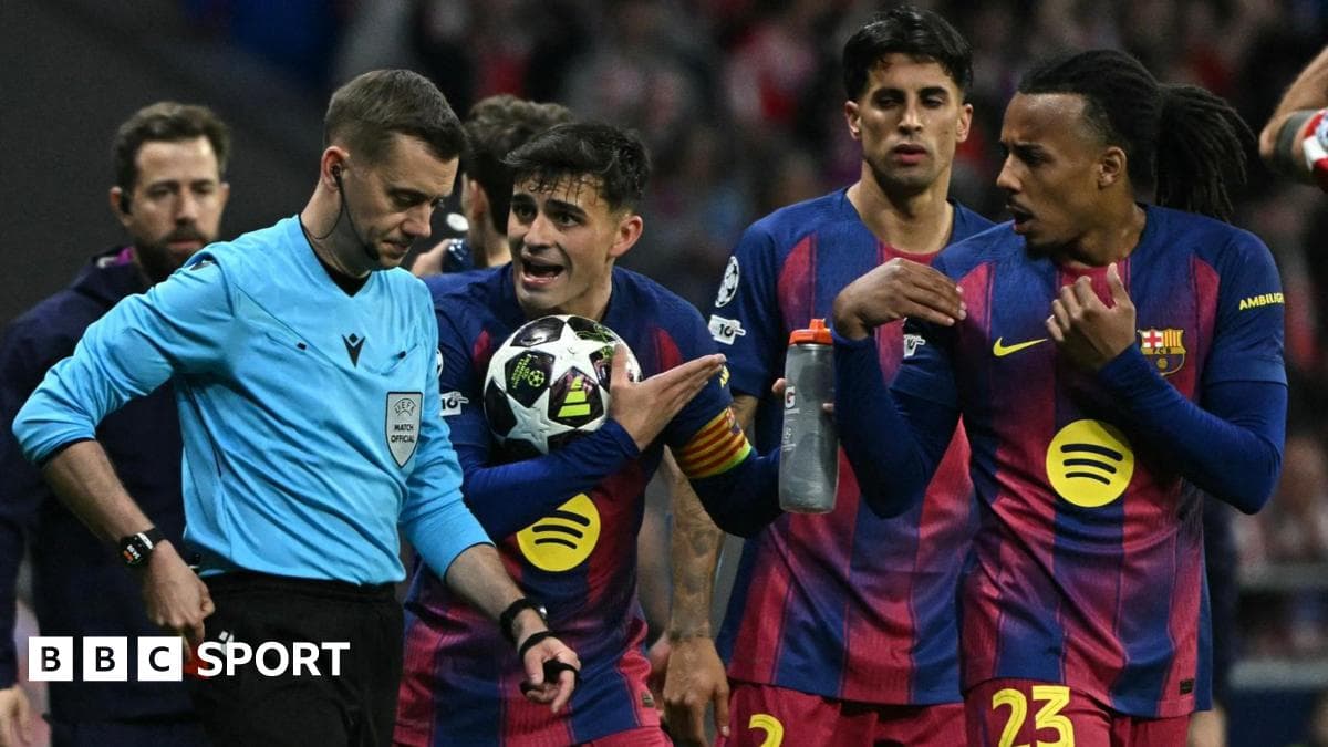 Barca say refereeing 'errors' cost them semi-final spot