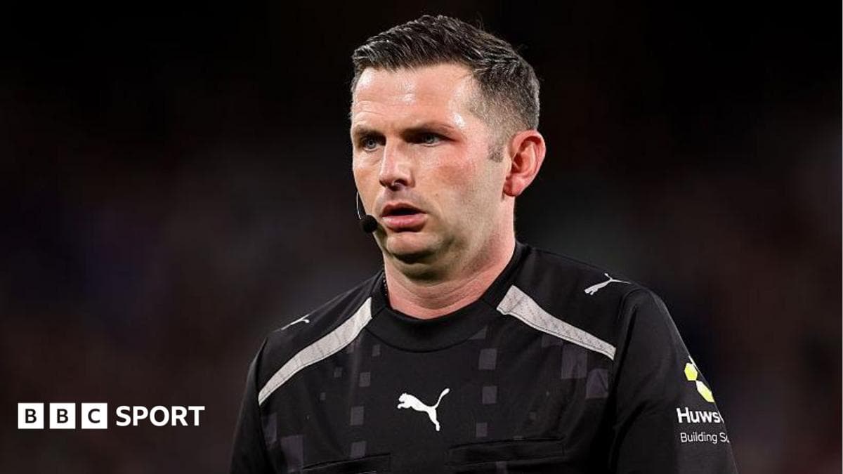 Injured referee Oliver to miss World Cup match