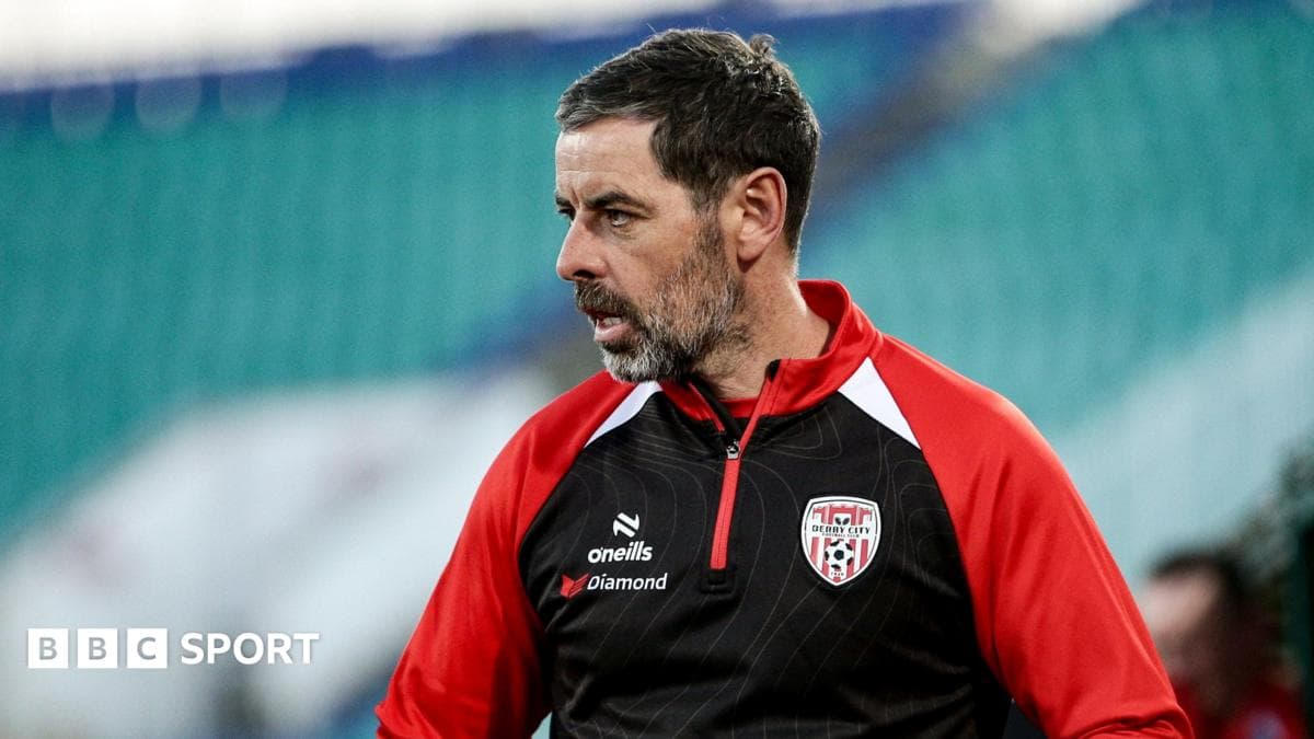 Lynch 'disappointed with goals conceded' as Derry lose to CSKA Sofia