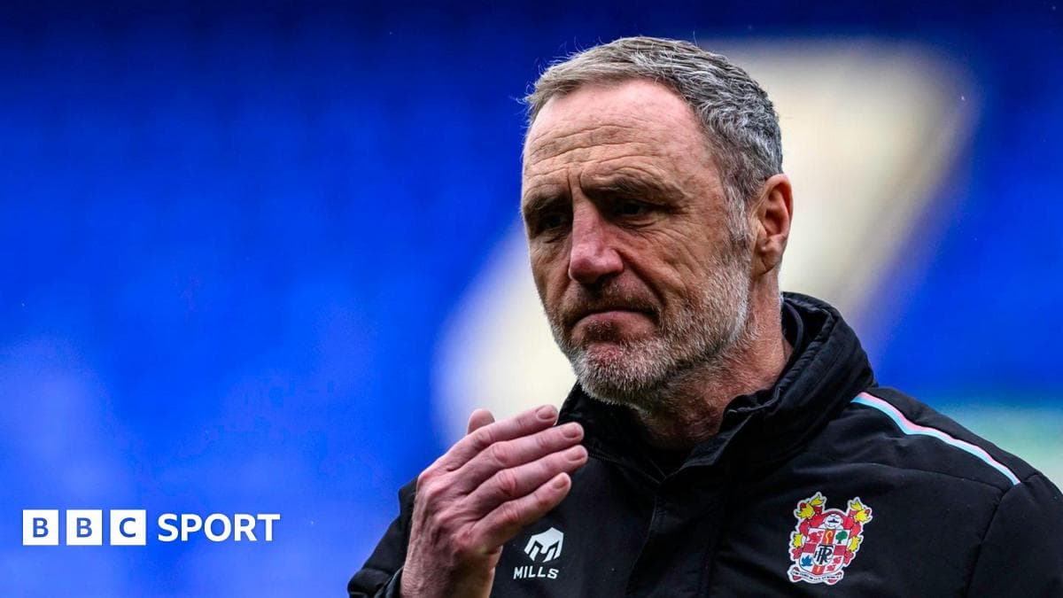 Tranmere sack manager Crosby after losing run