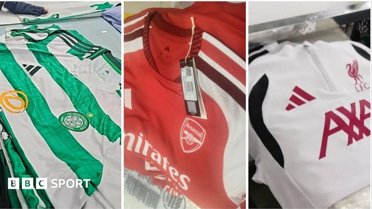 Inside the £1-an-hour official football shirt factories