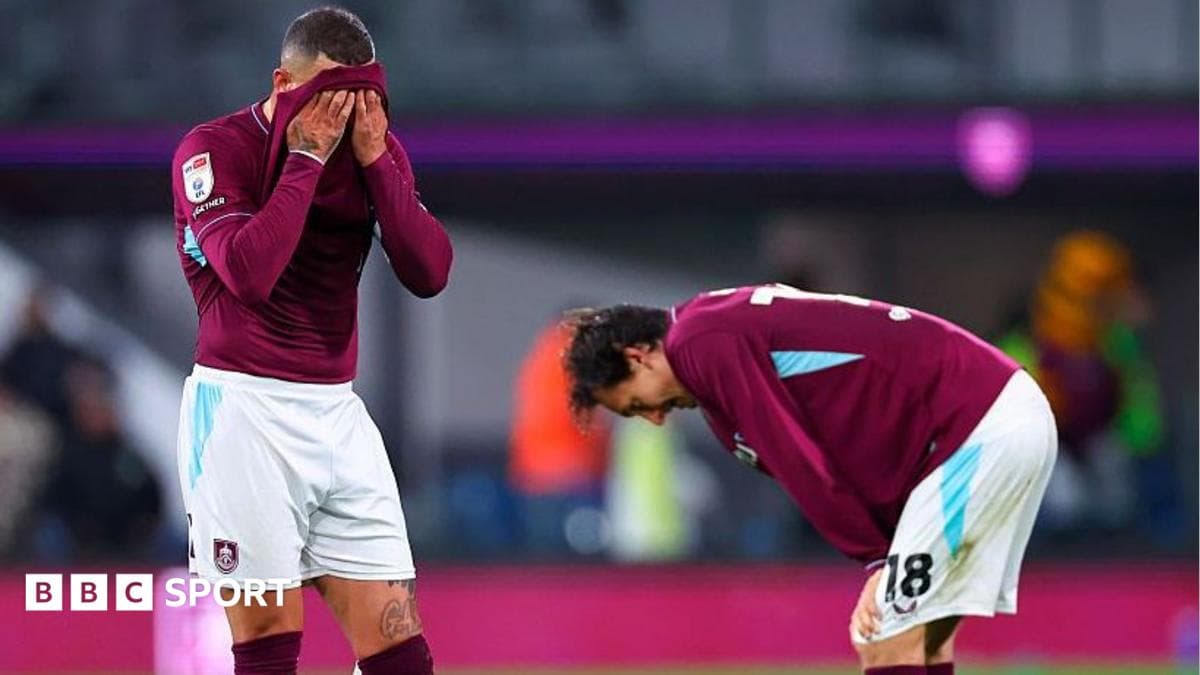Failure on the field, unrest in stands - Burnley's horror 12 months