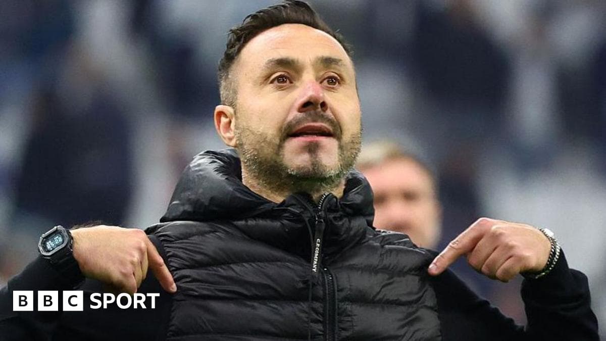 Seven games to save Tottenham's season - but why De Zerbi?