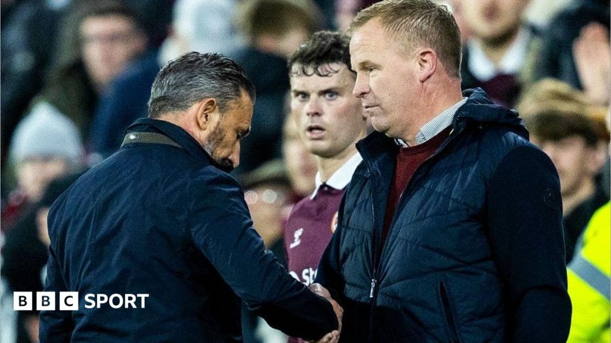 Tetchy handshake typifies McInnes' 'topsy-turvy' Tynecastle return