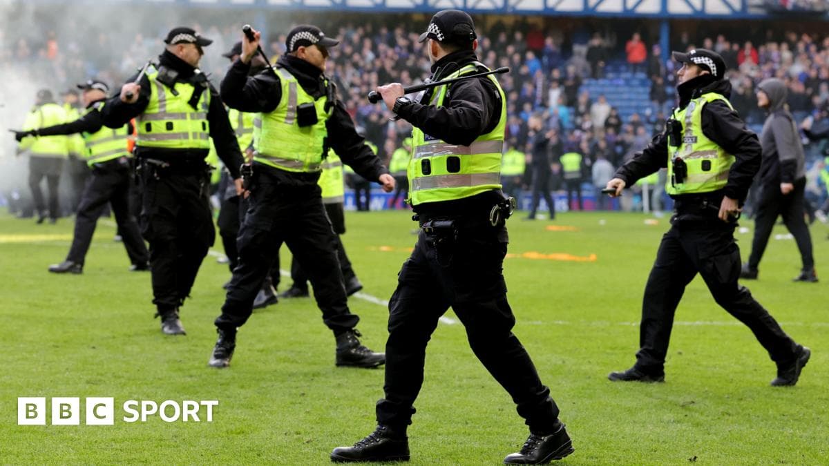 'Disgraceful scenes as toxicity spills over in Old Firm cup tie'